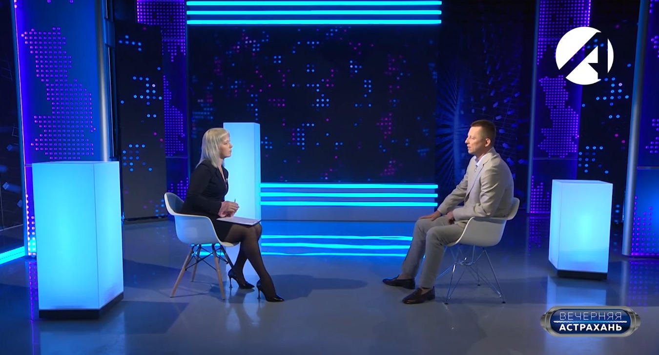 В эфире телеканалов «Астрахань 24» и «ОТР» рассказали о работе Корпорации развития